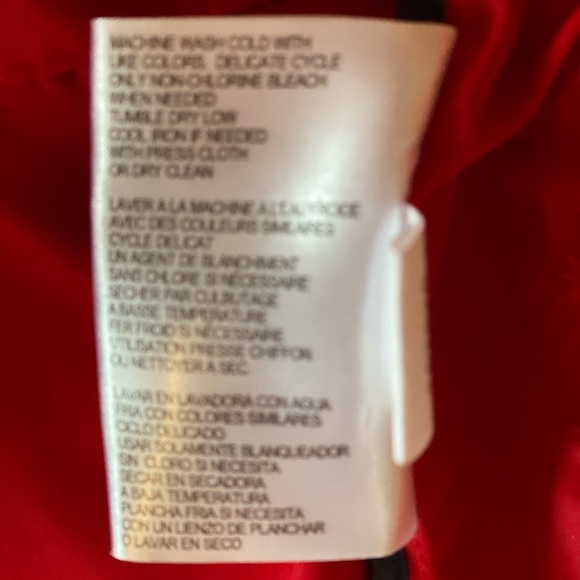 Michael Kors beautiful red spring jacket like new. - Picture 10 of 13